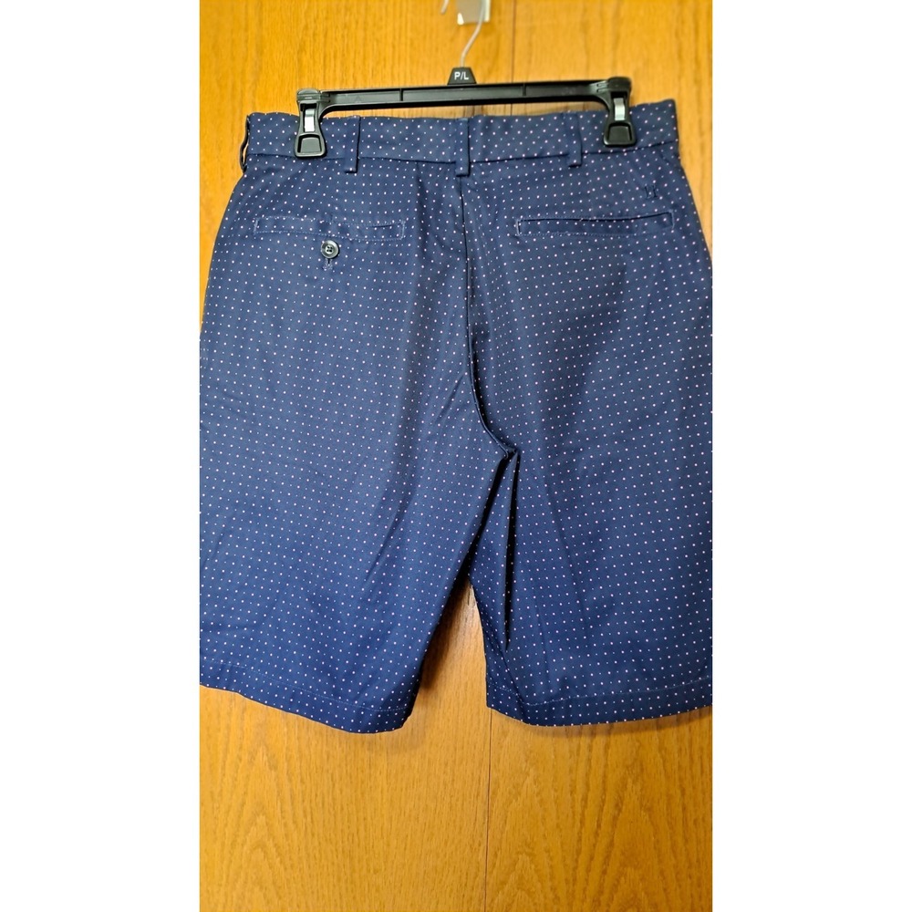Walter Hagen Men's Golf Shorts Blue Pink Polka Dot Size 32 - Picture 3 of 10
